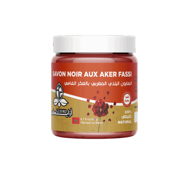 الصابون البلدي بالعكر الفاسي-  Savon noir Aker Fassi 200g