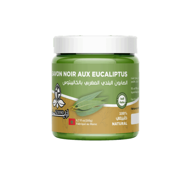 الصابون البلدي بالاكاليبتوس - Savon noir eucalyptus
 200g