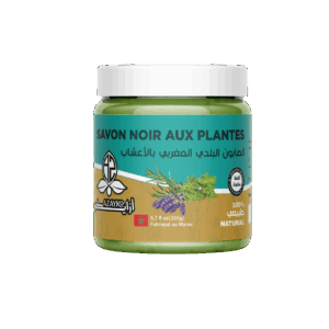 الصابون البلدي بالاعشاب    -Savon noir aux herbes 200g